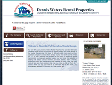 Tablet Screenshot of denniswatersco.com